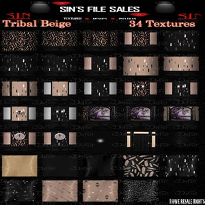 Tribal Beige Texture Pack 