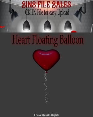 ♥Heart Floating Balloon Mesh *CKHN File