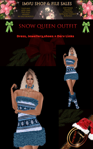 Snow Queen Full Outfitt - Derv Links Included