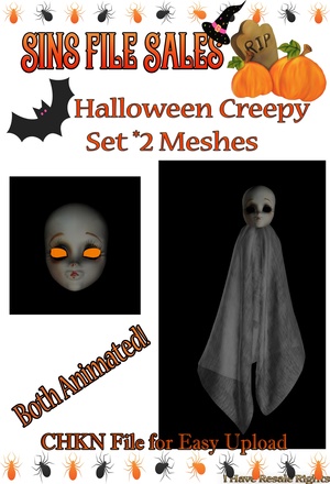 Halloween Creep Animated Set *2 Meshes