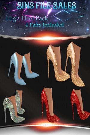 High Heel Set- 4 Pairs