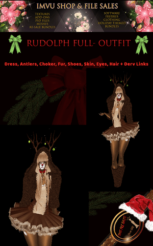 Rudolph Full Outfit with Derv Links