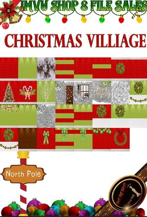 🎅Christmas Village Texture Pack-31 Files 