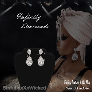 Infinity Diamond Earrings 