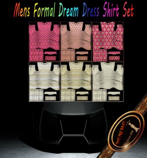 •Mens Summer/Fall Dress Shirt Set• Derv Link Included