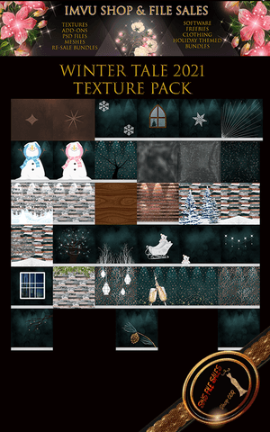 Winter Tale- 2021 Texture Pack 33 Files