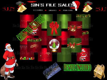 Christmas Texture Pack w/Resale