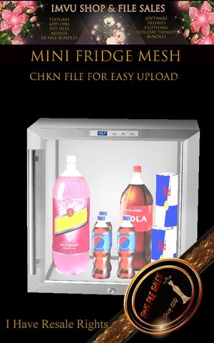 Mini Fridge Mesh