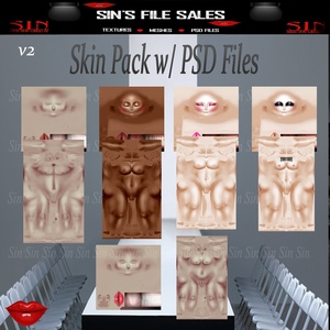 Skin Pack + PSD Files V2