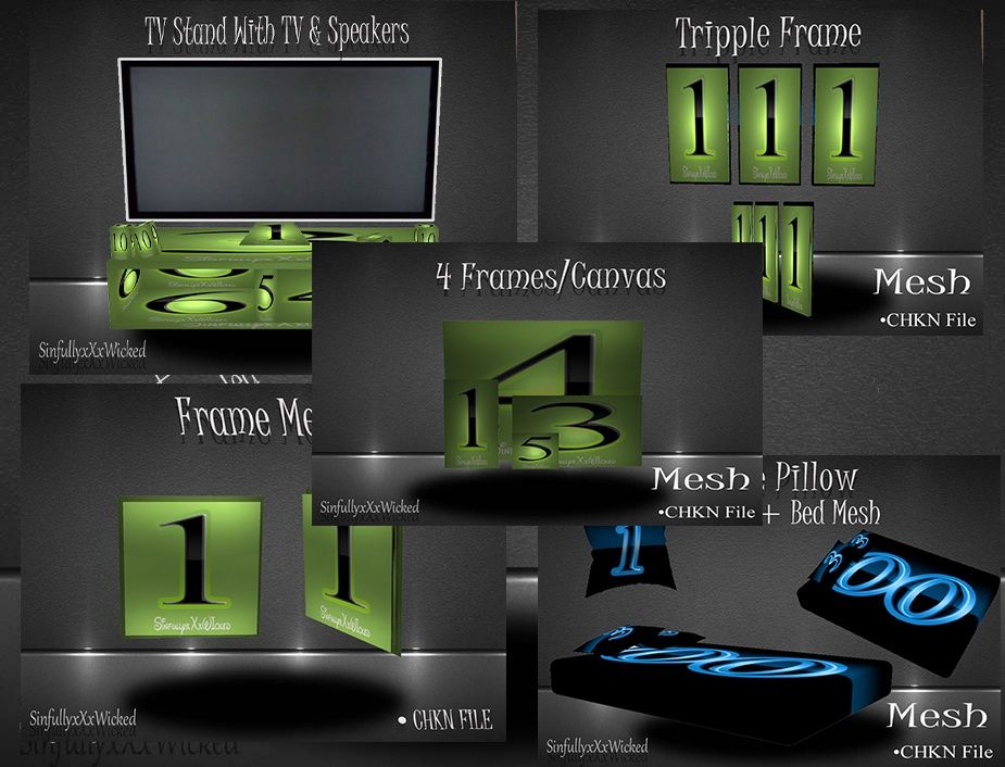 Mesh Photo Set *~Limited Time Only*~ ^ 6 Piece Mesh Bundle