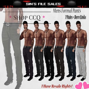 Mens Formal Pants *7 Pair