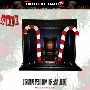 🎄Santa Throne With Poses (CHKN File for Easy Upload)🎄