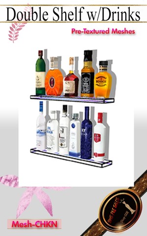 •Double Wall Shelf with Drinks Mesh•