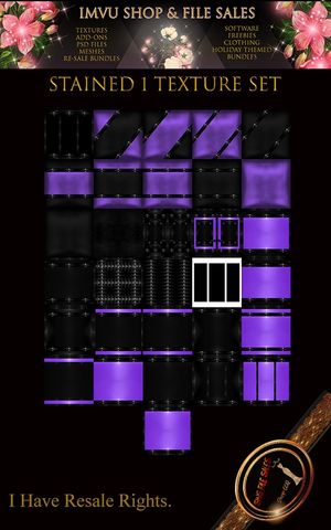 Stained 1- Texture Pack 31 Files