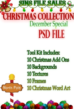 Christmas Tool-Kit (50 Items-PSD File)