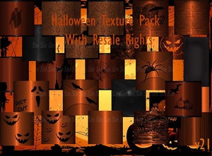 Halloween Texture Pack w/Resale Rights V21