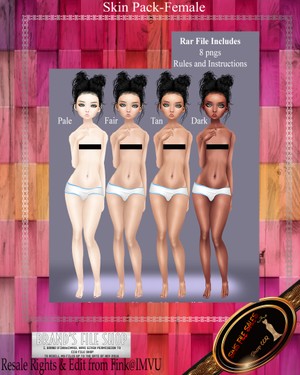 ♥Female Skin Pack A1♥