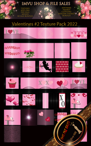 ♥Valentine #2  2022 Texture Pack♥