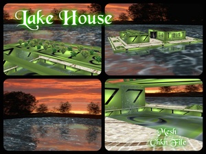 Lake House (IMVU Room Mesh)