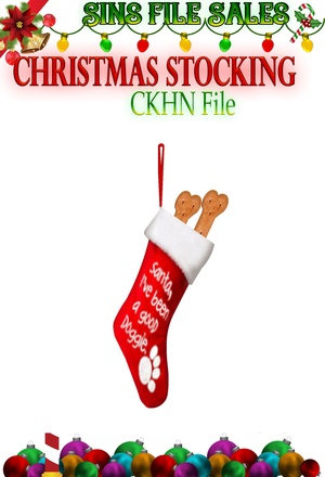 Christmas Puppy Stocking*CHKN