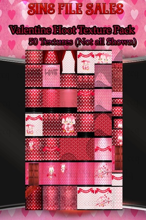 Valentine Hoot Texture Pack- 50 Textures