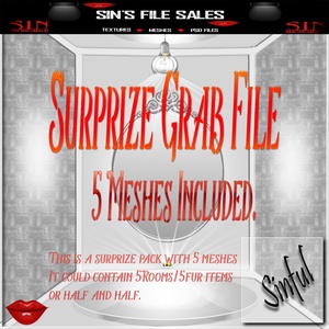 Surprise Mesh Bundle #2 * 5 Meshes Included WITH Resale RIghts