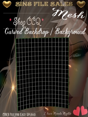 Curved Background/Backdrop Mesh