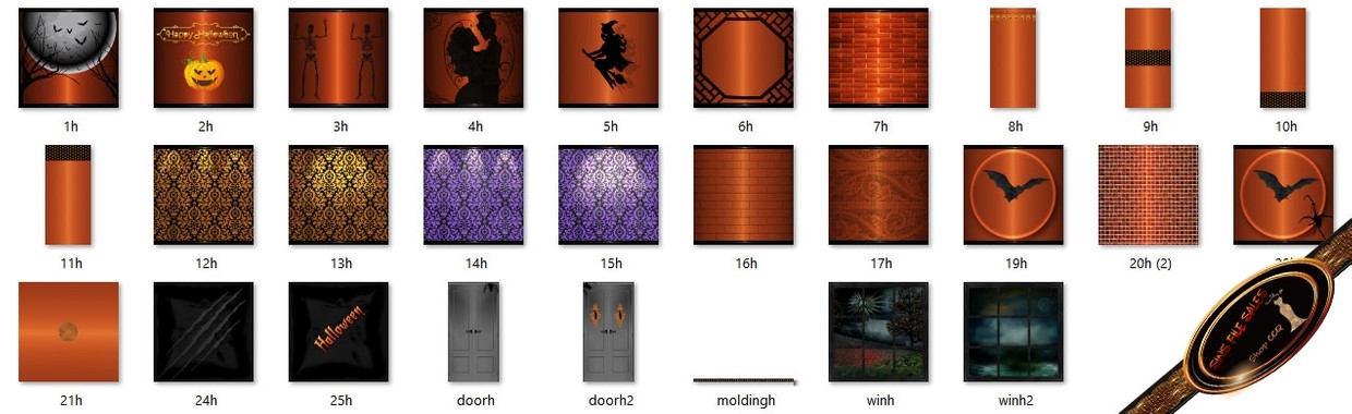 ☠ •Halloween Textures 2018•☠ 28 Files