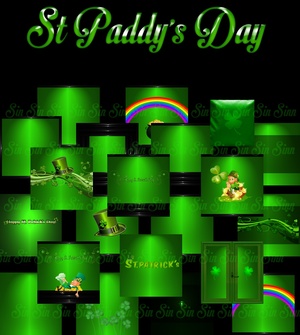 St Paddy&#x27;s Day Textures (Light Green)