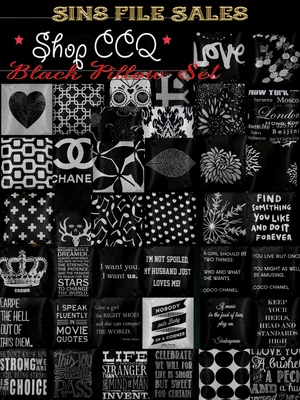 &quot;Sayings&quot; Black Pillow Pack