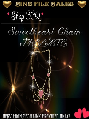 ~Freebie~ Sweetheart Gold Chain