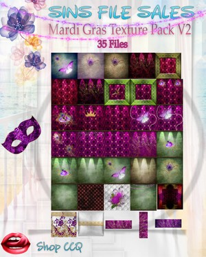 •Mardi Gras Texture Pack V2•