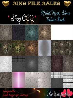 Metal,Rock,Stone Texture Pack