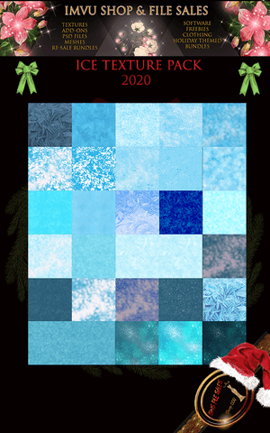 Winter Ice Pack Textures 2020 - 30 Files