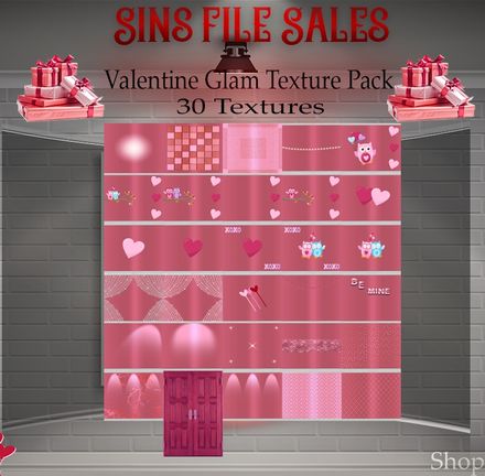 Valentine♥Glam Texture Pack