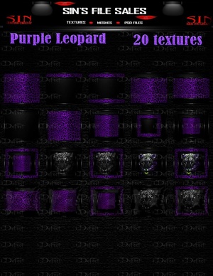 Purple Leopard Texture pack 