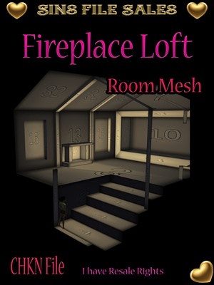 Fireplace Loft Mesh