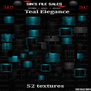 Teal Elegance Texture Pack