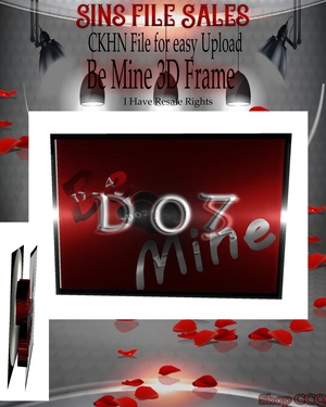 ♥Be Mine 3D Frame Mesh*CHKN File