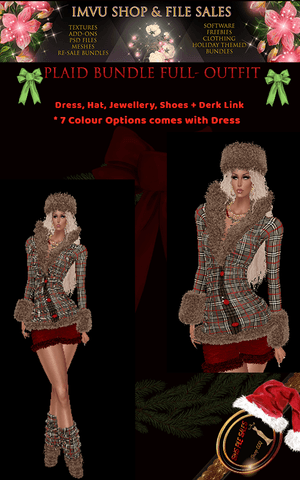 Plaid Full Outfit- 7 Colors Included + Derv Links