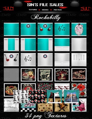 Rockabilly Texture Pack