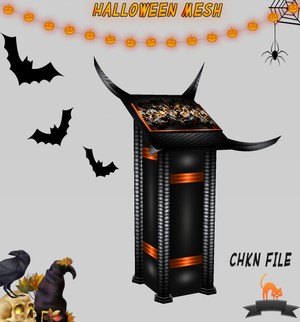 🎃Evil Halloween Stand Mesh🎃