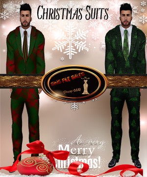 •Mens Christmas Suit Set•