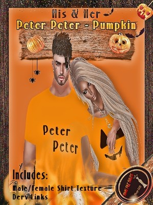 🎃 His &amp; Her Halloween Shirt Set 🎃 Peter Peter Pumpkin