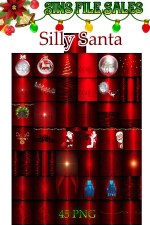 Silly Santa Texture Pack *45 Png