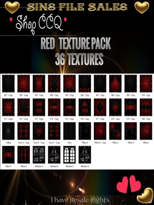 Red  Texture Pack