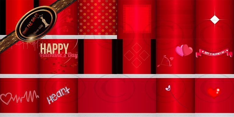 ♥Valentine Texture Mini Bundle One♥ 17 Files