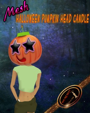 •Pumpkin/Candle Head Mesh•