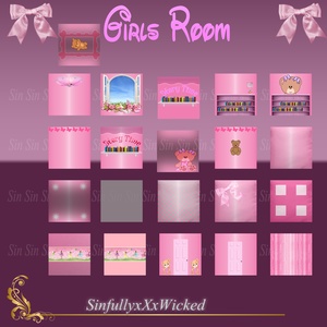 Girls Room Textures