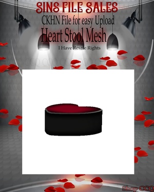 ♥Heart Stool Mesh*CHKN File